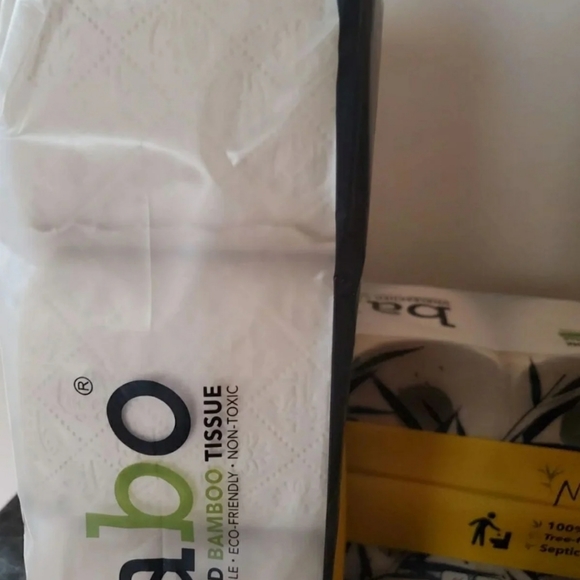 2 pack Babo unbleached Bamboo toilet paper 8 ct ea - Picture 5 of 5